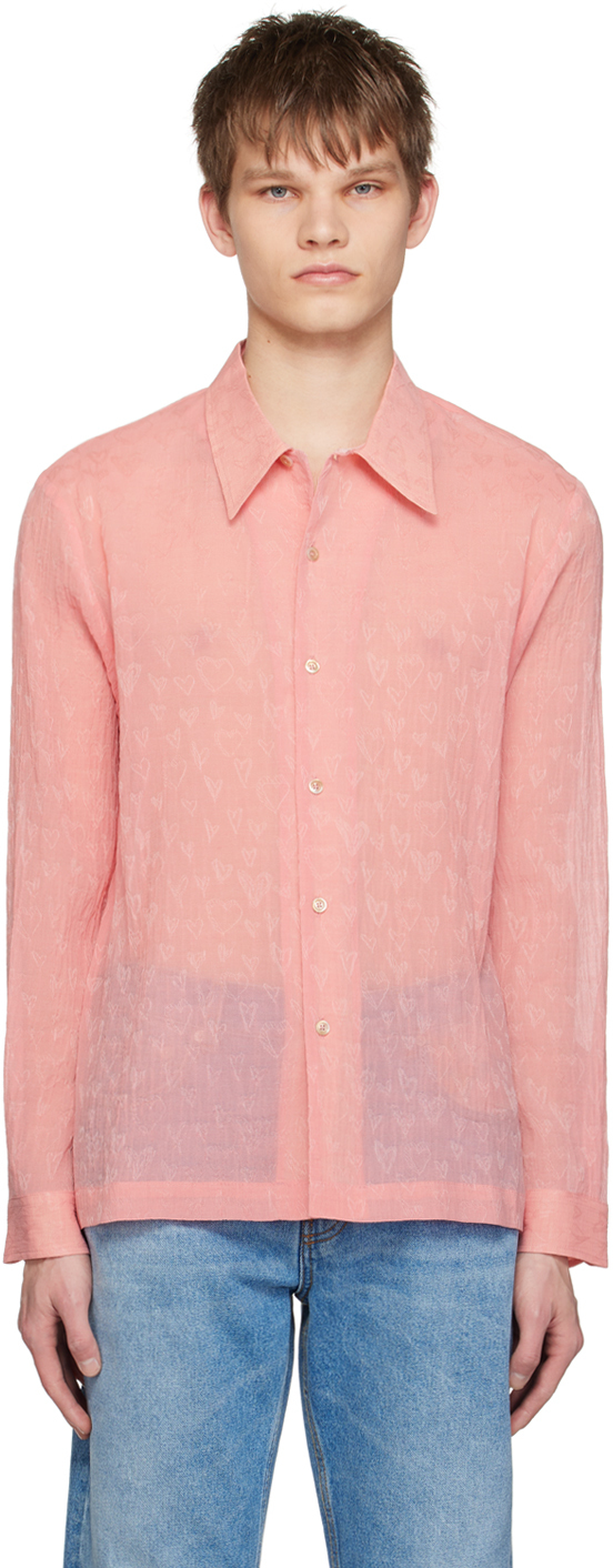 Shop Séfr Pink Jagou Shirt In Light Cupid