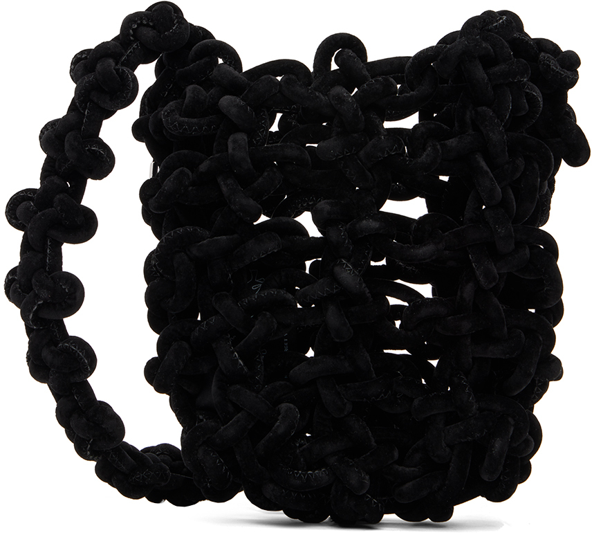 Kara Black Knot Tech Shoulder Bag