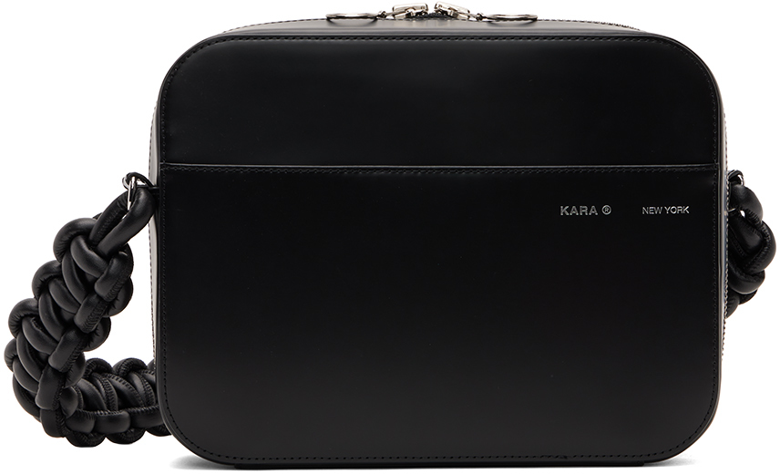 Black XL Camera Messenger Bag by KARA on Sale