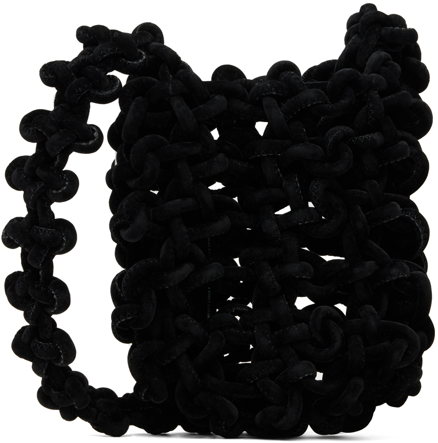 【関税込み】Kara ブラック Knot Tech バッグ Black Knot Tech Bag by KARA on Sale