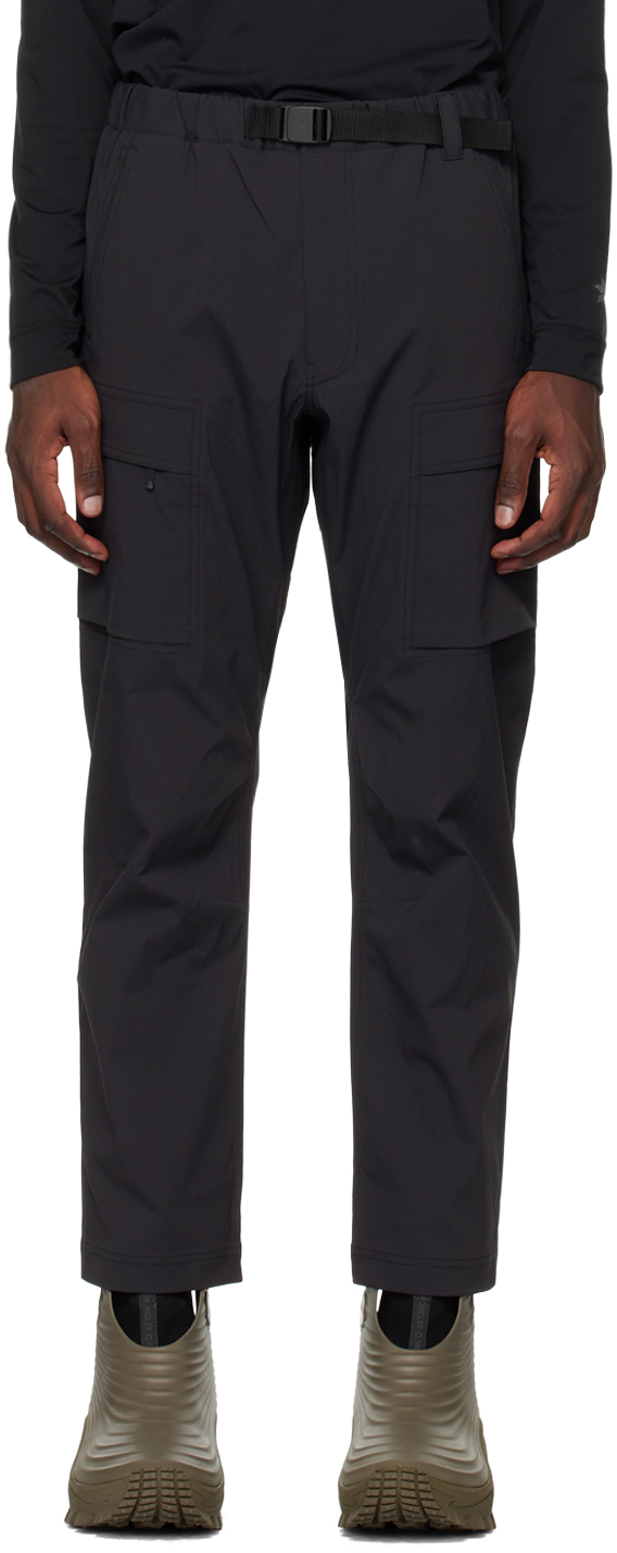 Goldwin Black Belted Cargo Trousers