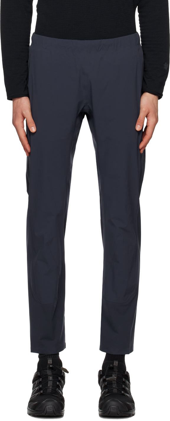 Veilance Gray Secant Comp Trousers In Black Sapphire