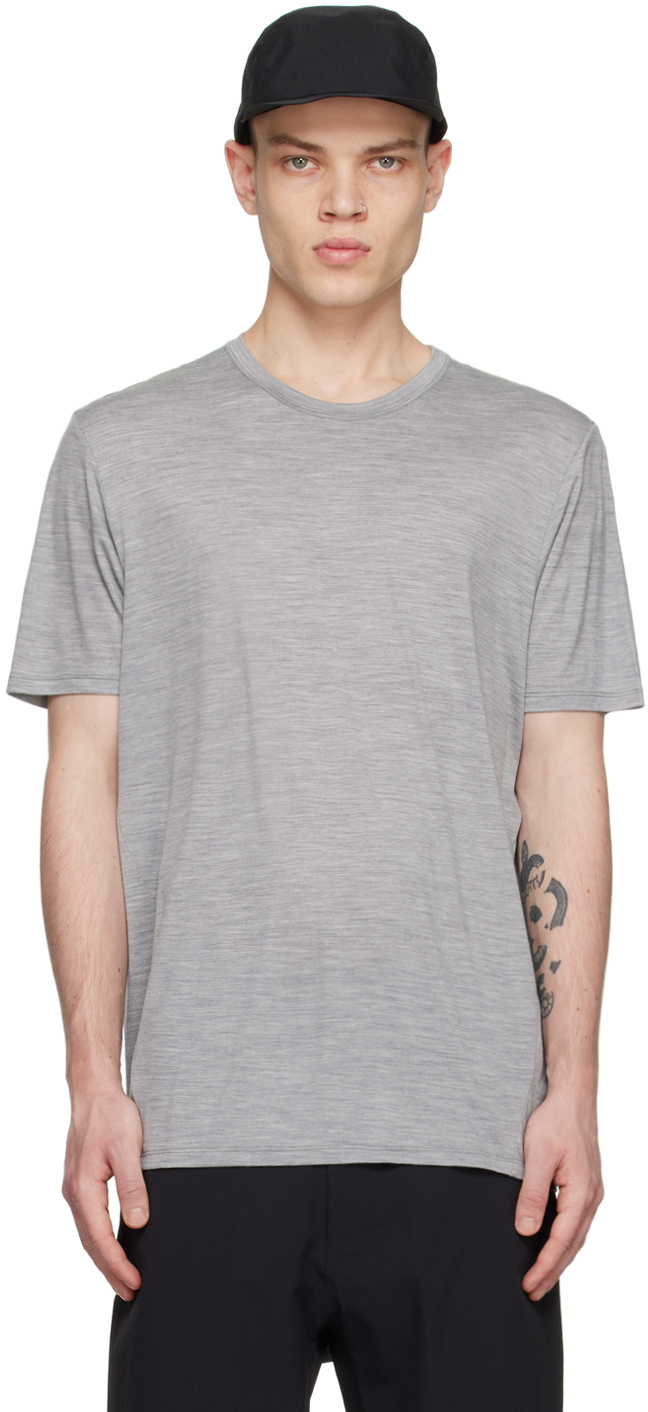 Veilance Gray Frame T-shirt In Void Heather