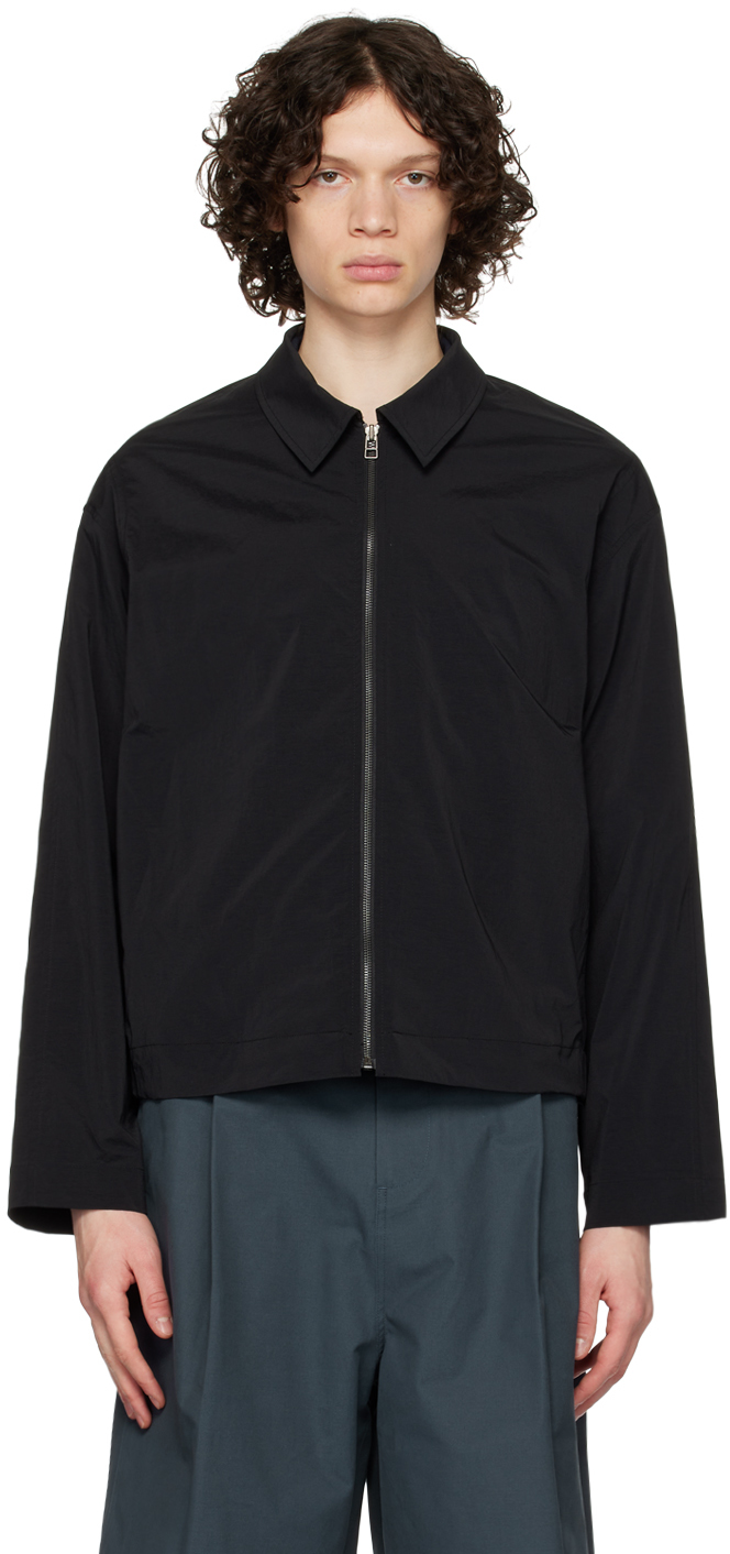 LE17SEPTEMBRE: Black Crinkled Jacket | SSENSE UK
