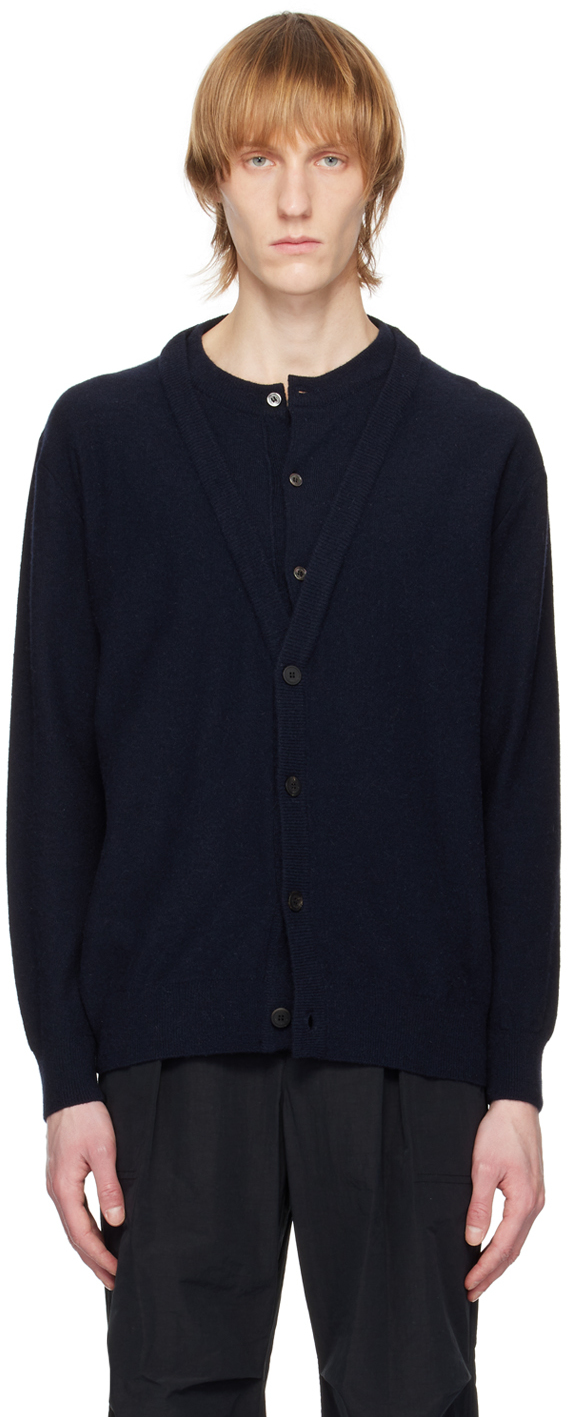 Le17septembre Navy Layered Cardigan