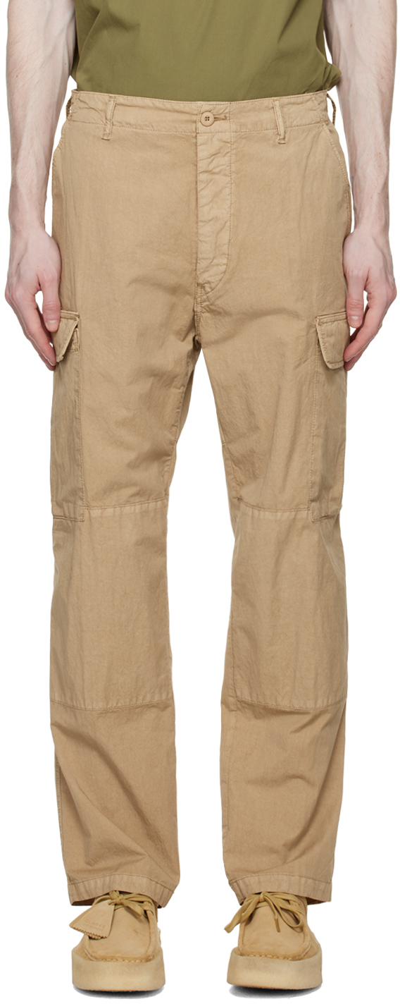 PRESIDENT's: Tan Embroidered Cargo Pants | SSENSE