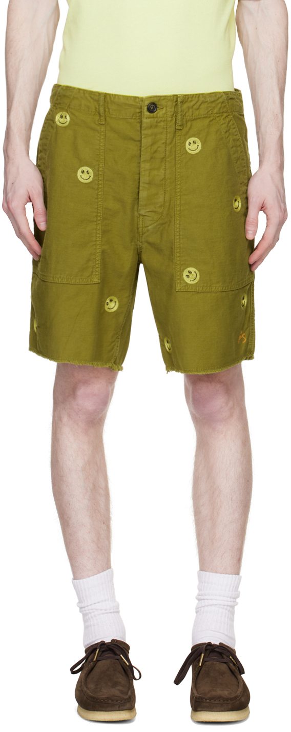 Khaki Happy Shorts
