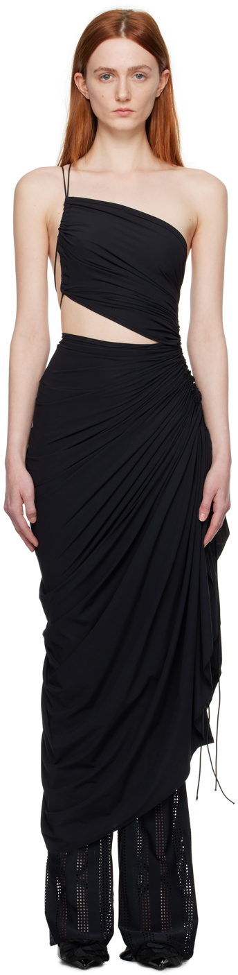 FAL-ASH Black Signature Midi Dress