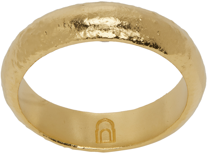 Dear Letterman Gold Ayman Ring
