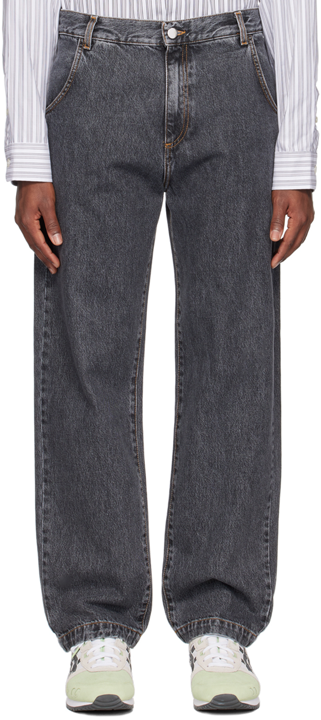mfpen: Gray Regular Jeans | SSENSE UK