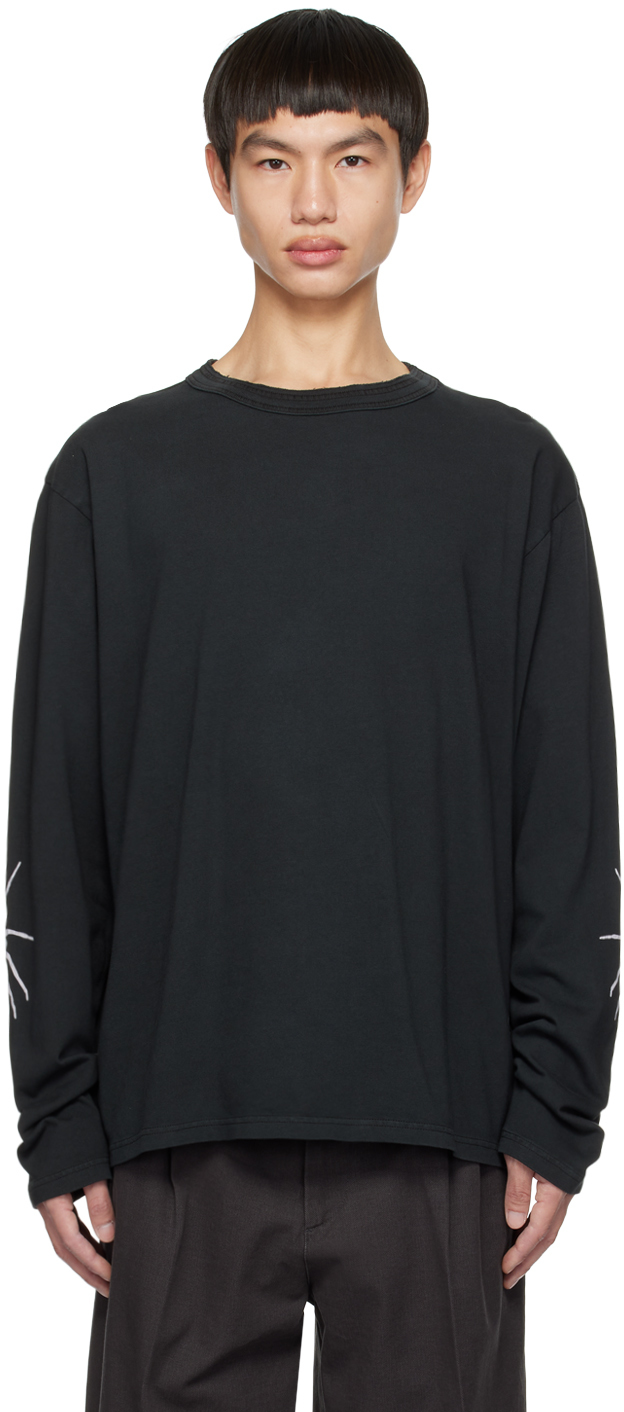Black Merch Long Sleeve T-Shirt