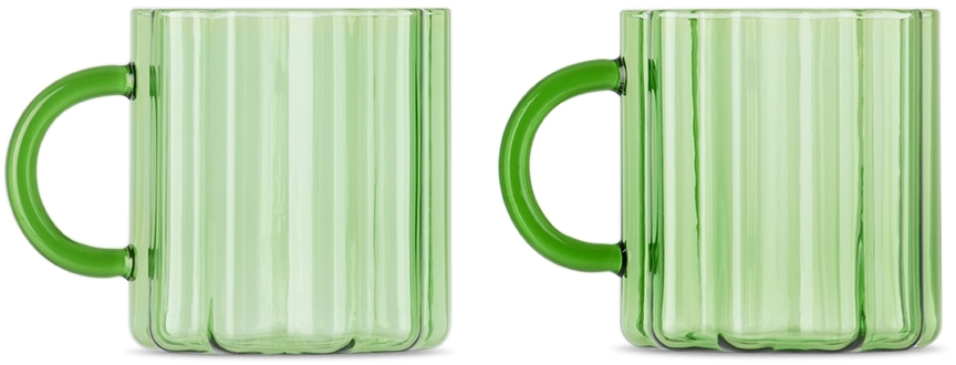 Fazeek Green Wave Mug Set