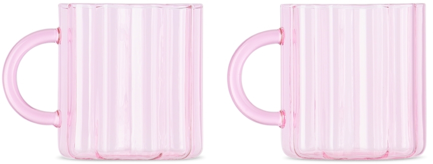Fazeek Pink Wave Mug Set