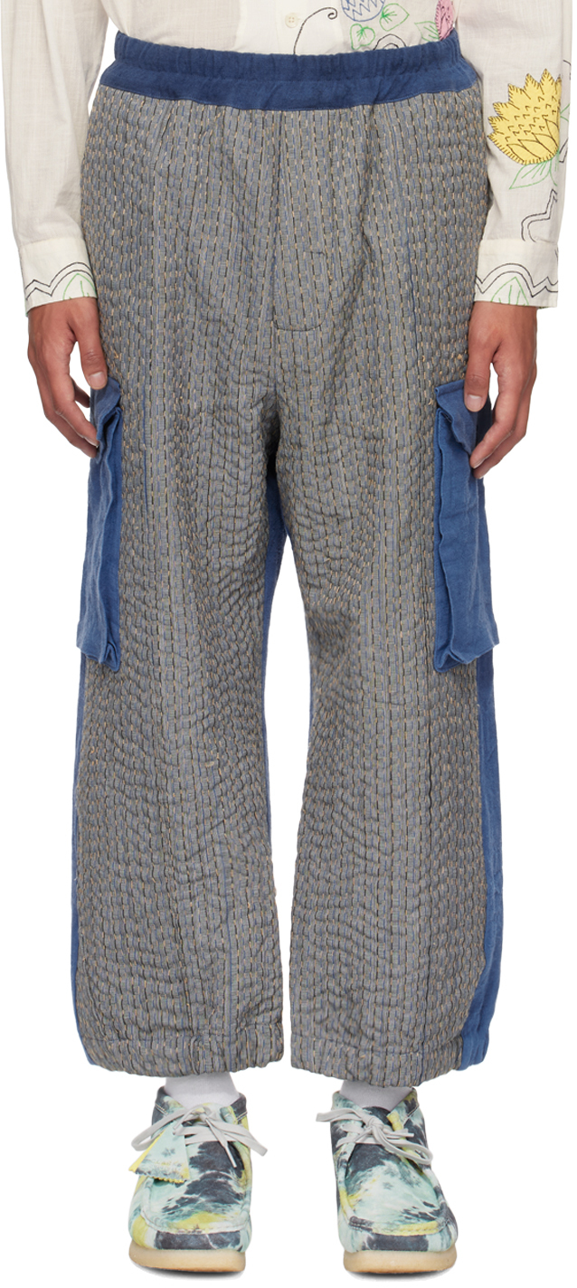 Blue Combat Trousers