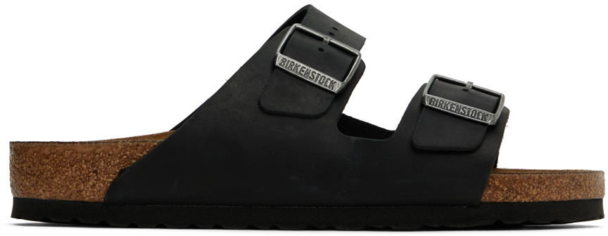 Black Regular Arizona Soft Footbed Sandals