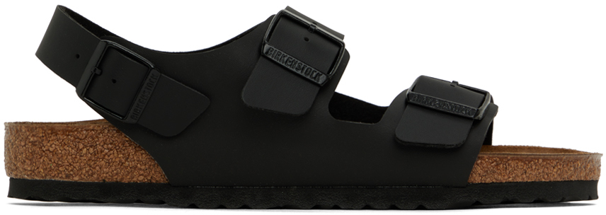 Birkenstock Black Regular Milano Sandals