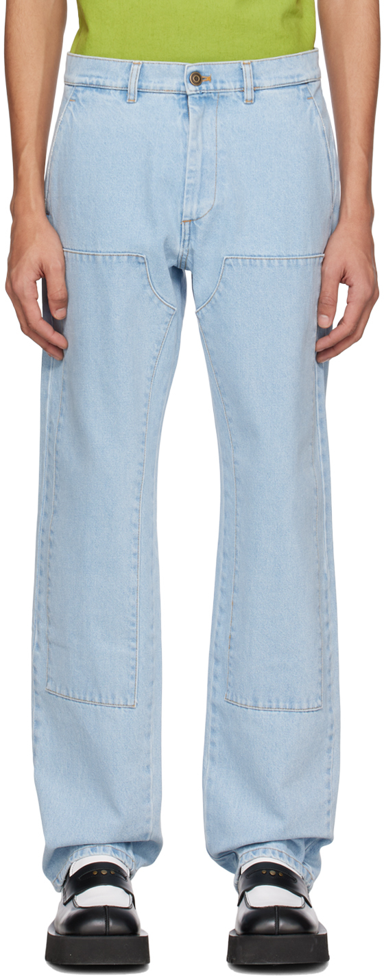 Winnie New York: Blue Faded Jeans | SSENSE