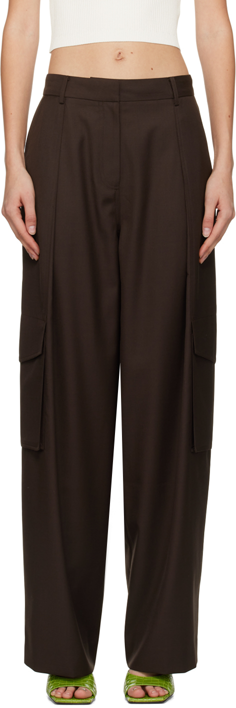 DRAE Brown Flap Pocket Trousers