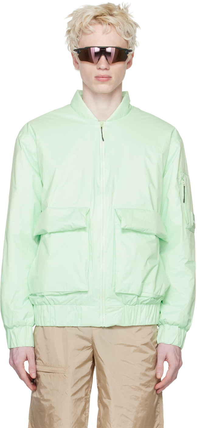 Rains Fuse Bomber Jacket In Green
