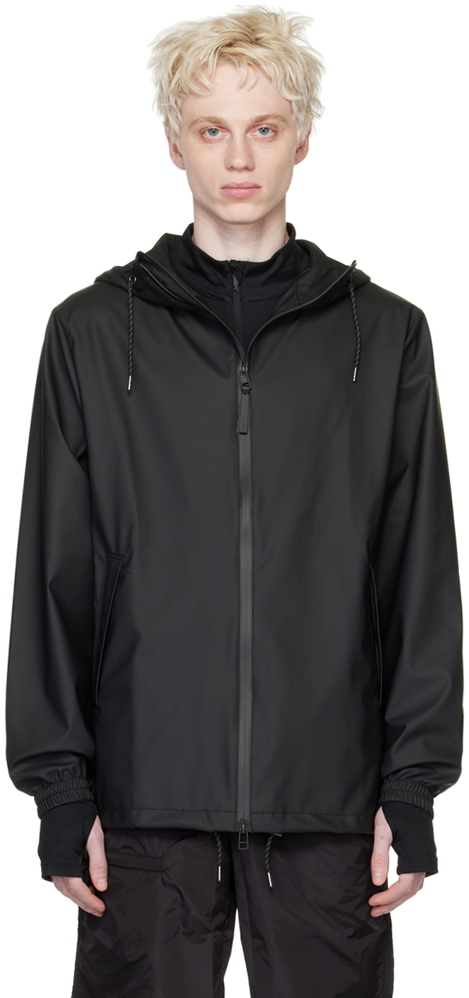Rains Black Storm Breaker Jacket