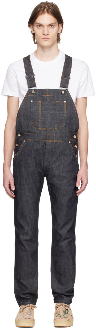 Naked And Famous Indigo Weird Guy Overalls