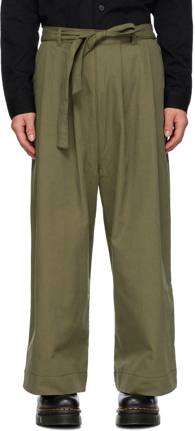 SSENSE Exclusive Green Trousers