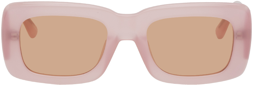 The Attico Pink Linda Farrow Edition Marfa Sunglasses