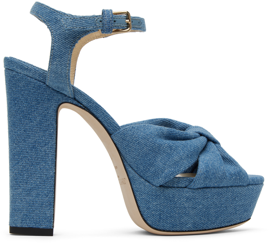 Jimmy choo blue on sale sandals