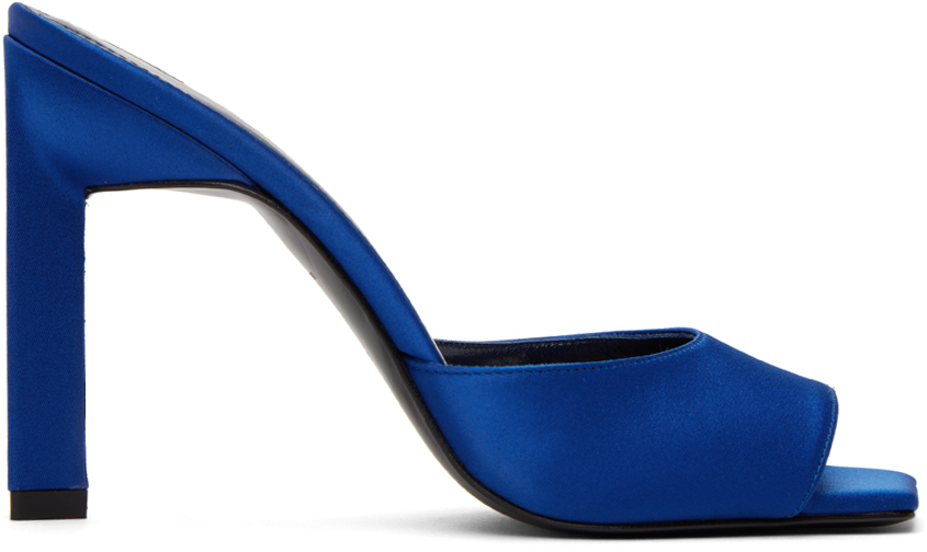 The Attico Blue Kaia Heeled Sandals