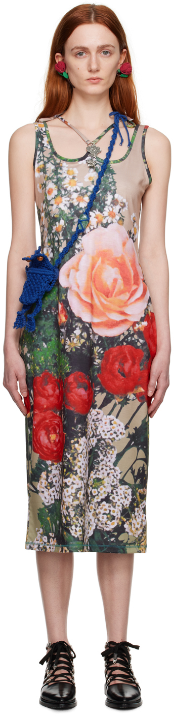 Chopova Lowena Ssense Exclusive Multicolor Mars Midi Dress