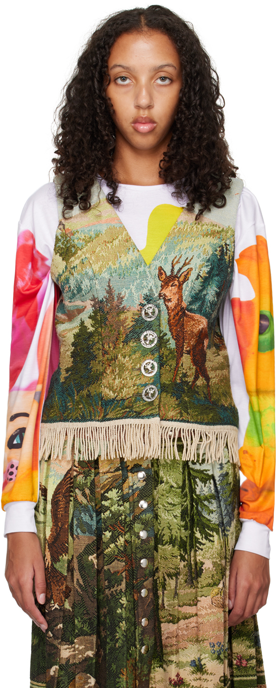 Chopova Lowena Multicolor Stag Vest