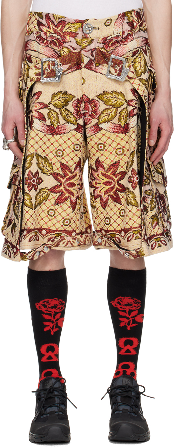 Chopova Lowena Multicolor Lanaria Shorts
