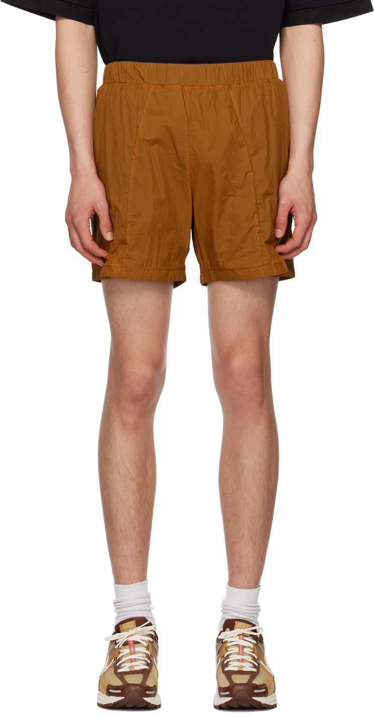 Saul Nash Orange Elasticated-waistband Lightweight Shorts