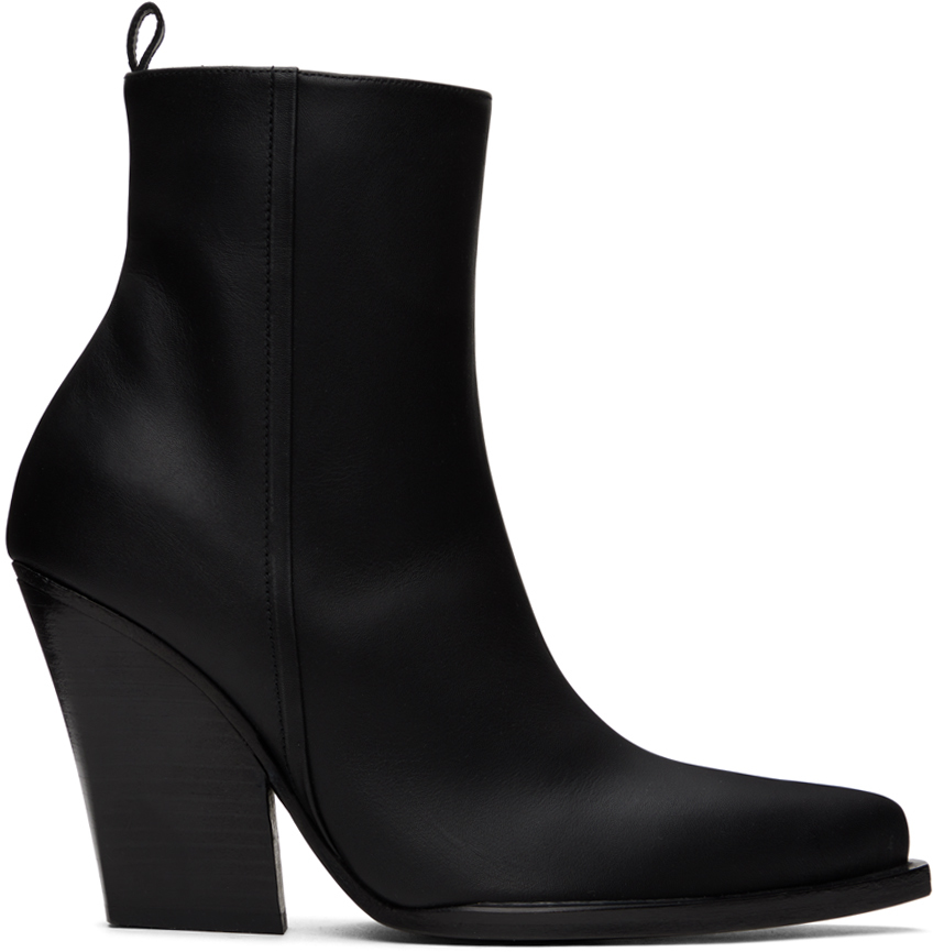 Magda Butrym: Black Cowboy Boots | SSENSE Canada