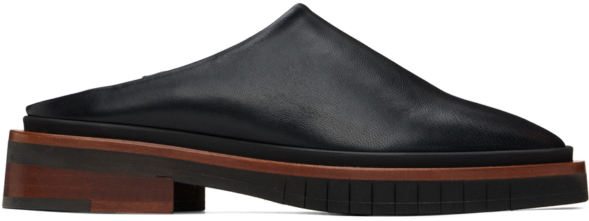 Clergerie Black Bosco Slip-On Loafers