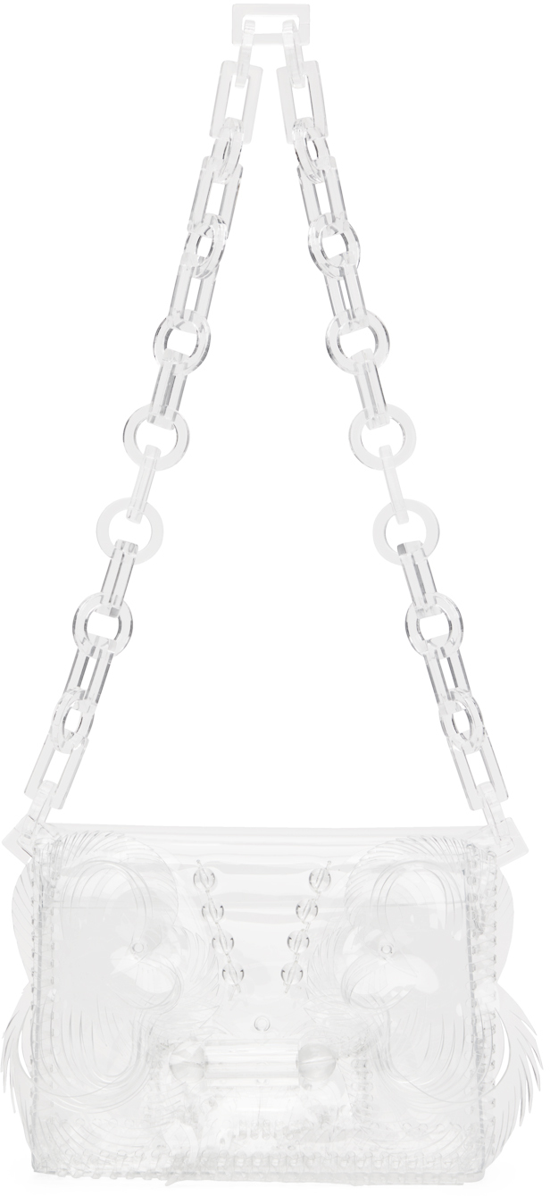 Mame Kurogouchi Transparent Mini Sculptural Chain Bag