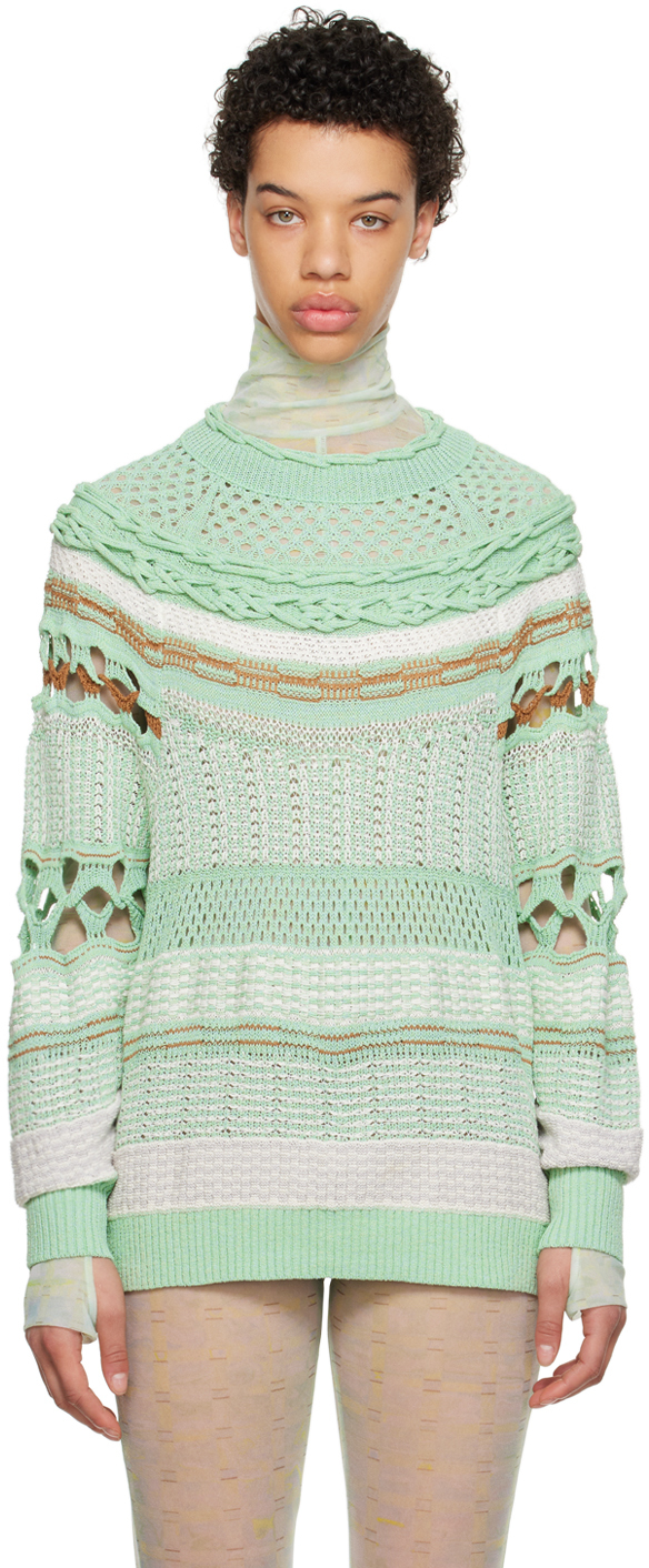 Green Pattern Sweater