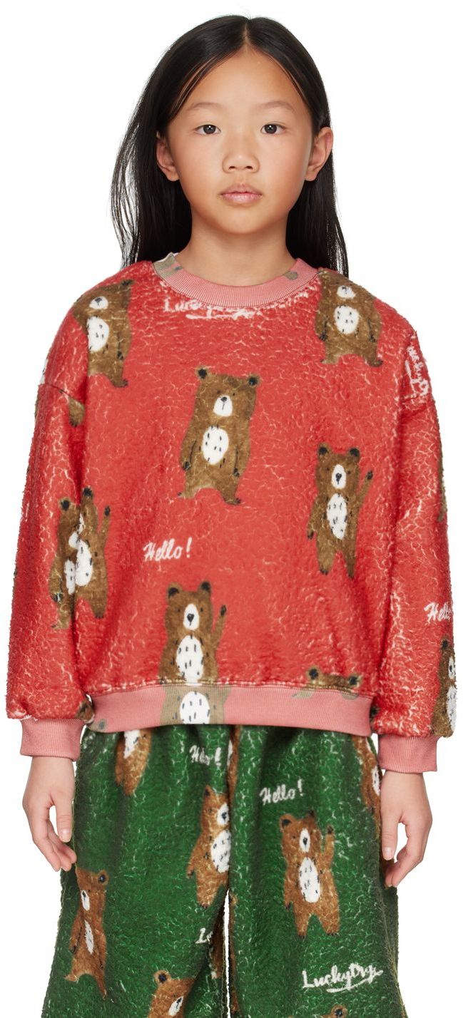 Luckytry Ssense Exclusive Kids Red Sweater