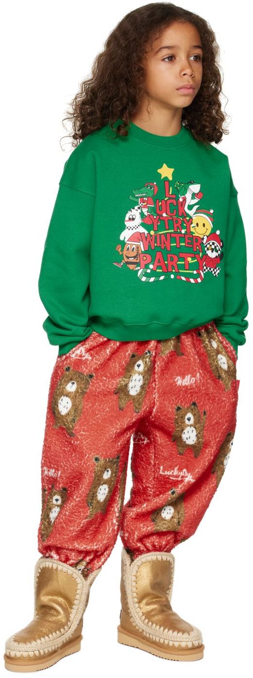 Shop Luckytry Ssense Exclusive Kids Green Sweatshirt