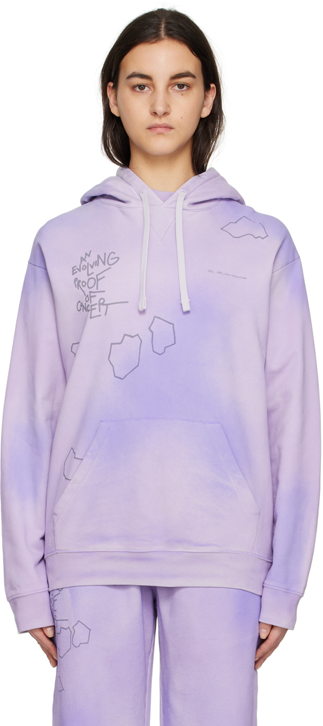 Objects Iv Life Purple Patina Hoodie In Lilac Fade