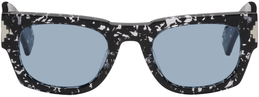 Marcelo Burlon sunglasses CALAFATE SUNGLASSES black havana blue