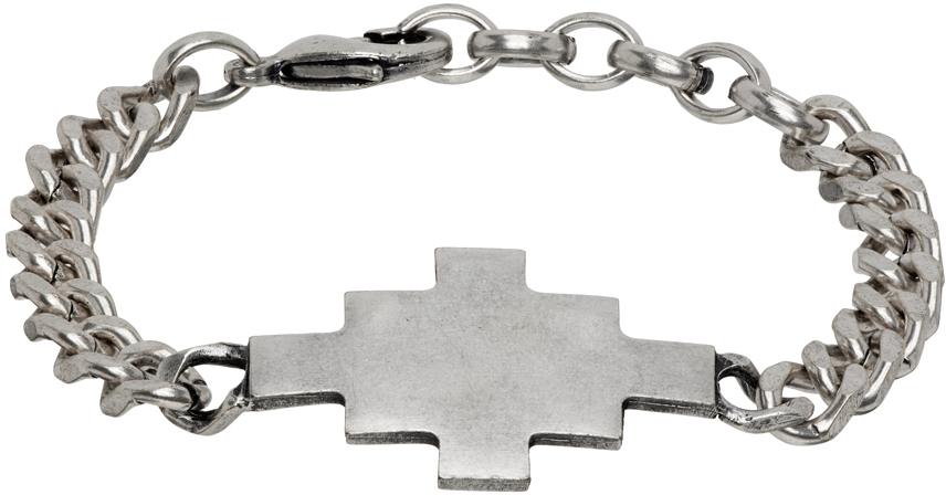 Marcelo Burlon County Of Milan Silver Cross Bracelet