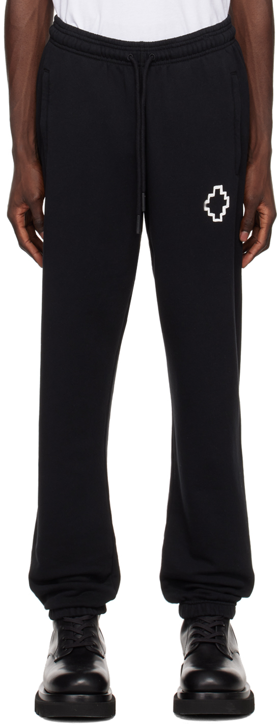 Black Tempera Cross Lounge Pants