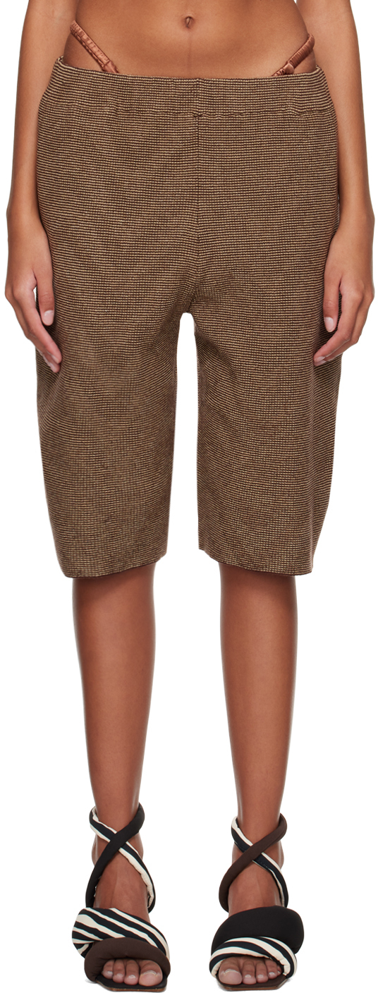 SSENSE Exclusive Brown Lenticular Shorts