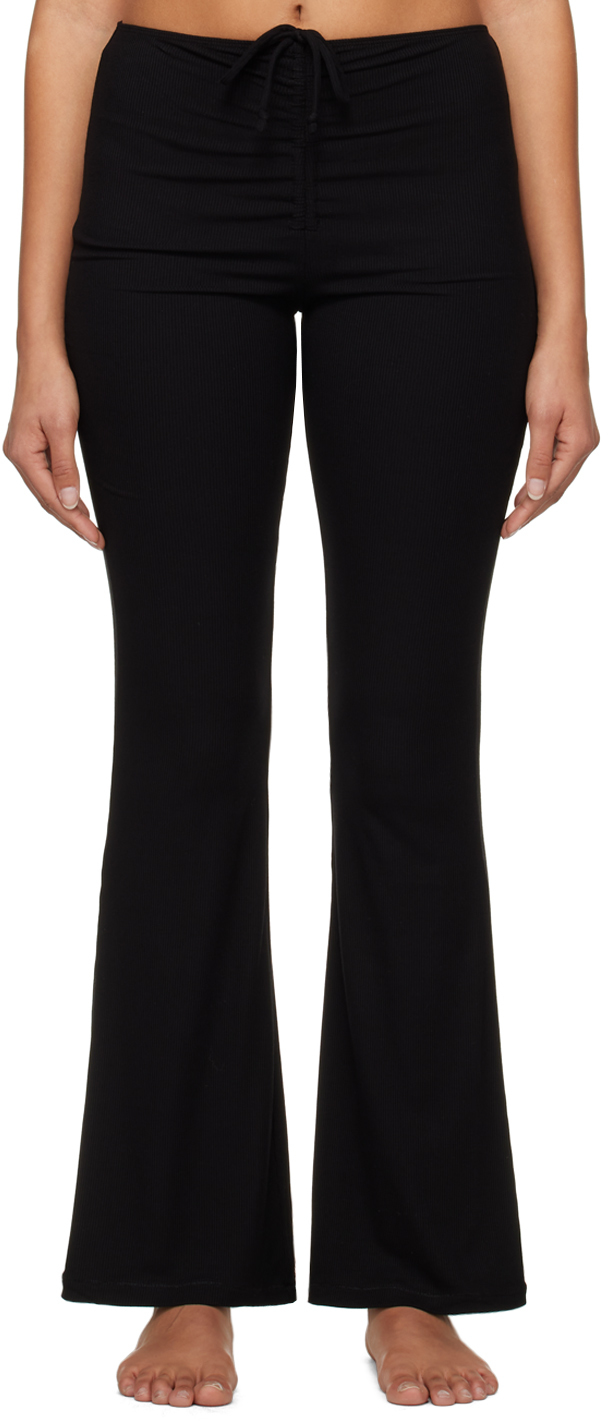 SKIMS on X: This is the Ruched Pant in Soot. Your new go-to lounge pants!  These soft and stretchy Cotton Jersey pants have a foldover waistband with  an ultra-feminine ruched detail. Lightweight