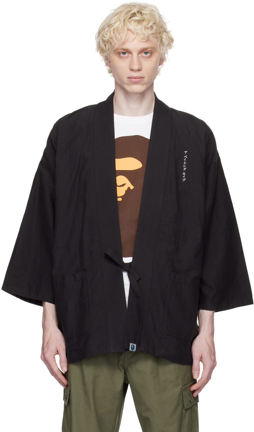 BAPE: Black Kimono Jacket |