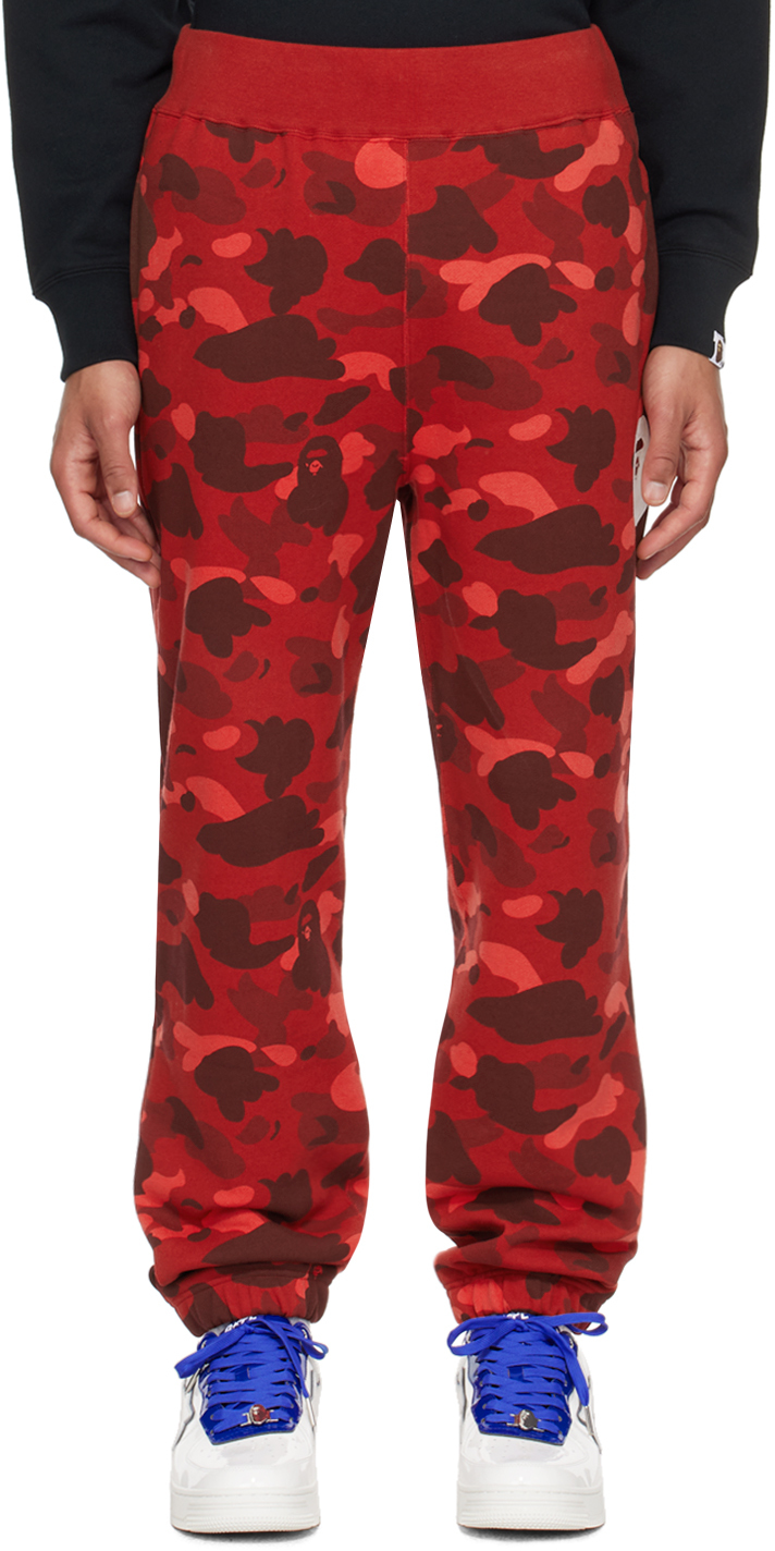 Bape Red Camo Lounge Pants