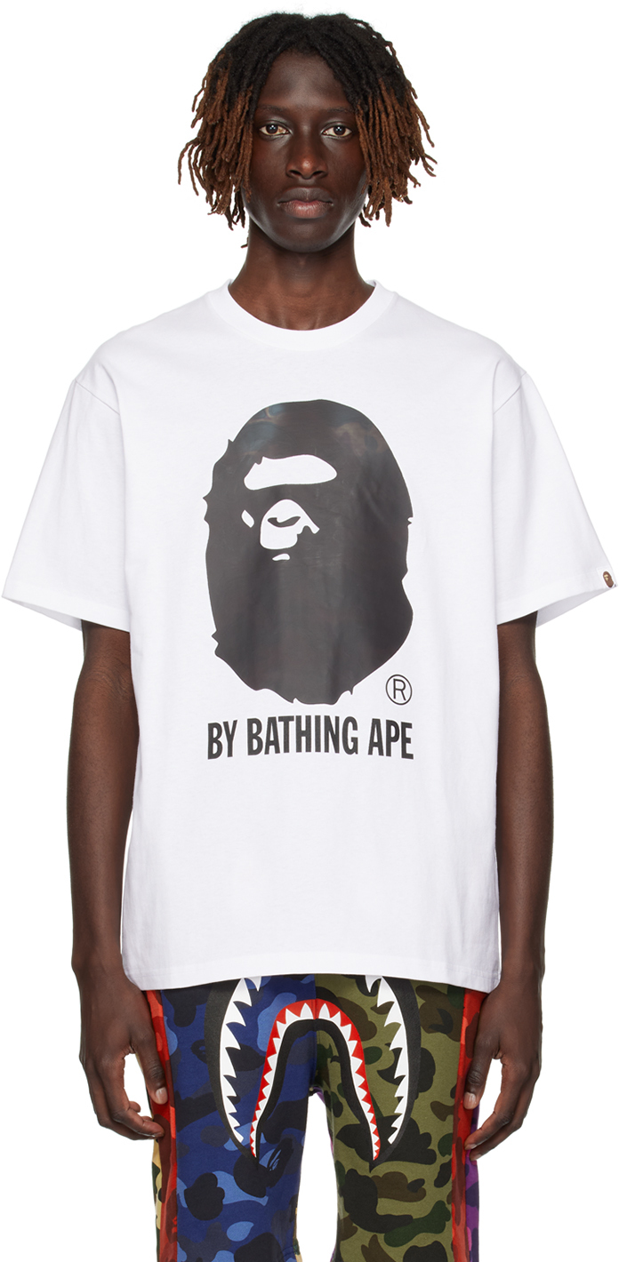 Bape White Thermography T-shirt