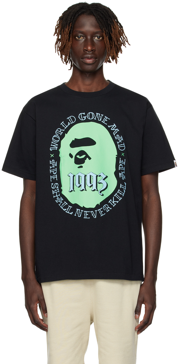 BAPE: Black Ape Head 1993 T-Shirt | SSENSE