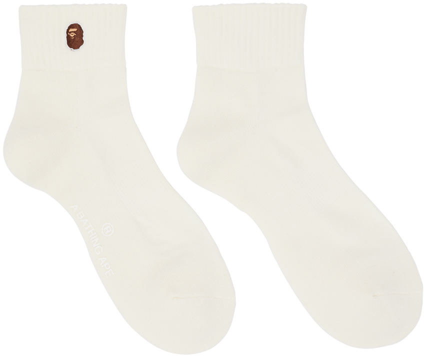 BAPE: Off-White Ape Head Ankle Socks | SSENSE UK